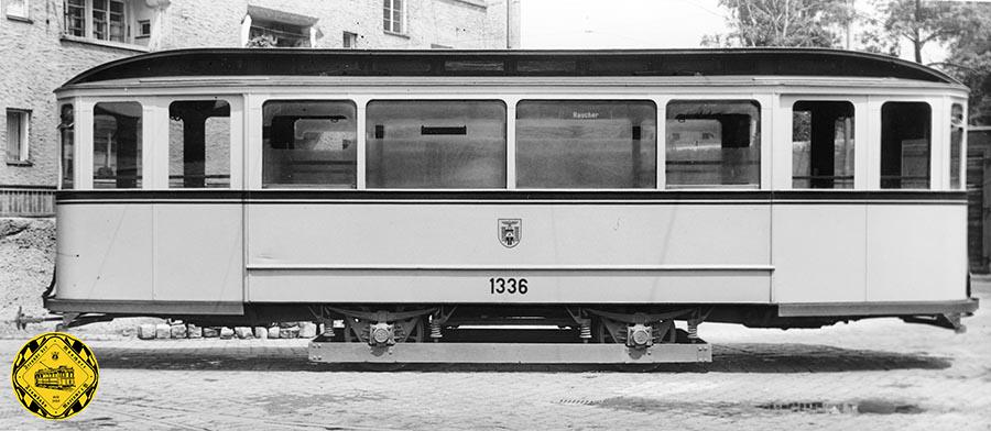 Zu den 1929/30 gebauten Triebwagen der Baureihe F beschafften die Städtischen Straßenbahnen München zeitgleich 100 Beiwagen der Baureihen f 1.54