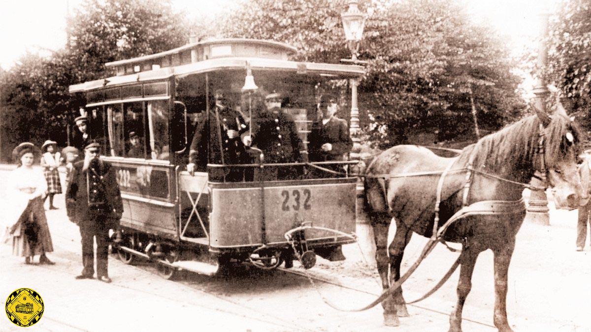 Pferdebahn Schienenbau Trambahn.de