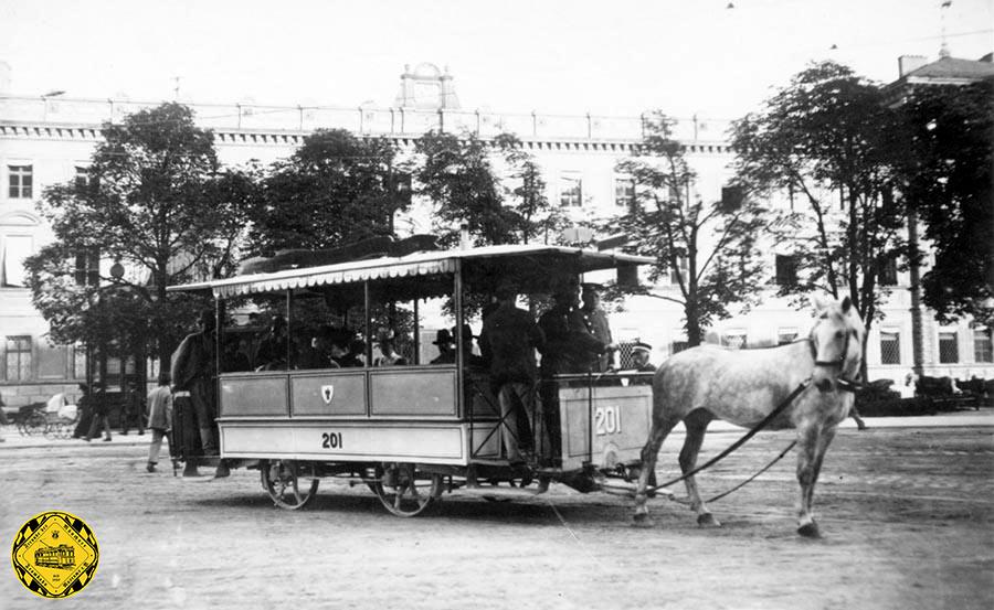 1882 wurden zwei halboffene Pferdebahnwagen beschafft. Sie wurde 1904/05 in Beiwagen für den elektrischen Betrieb umgebaut und ebenfalls als Typ  a 1.41 bezeichnet.