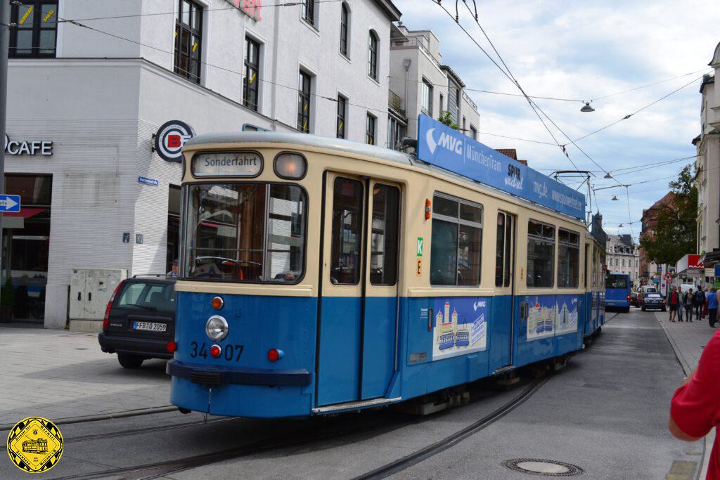 Einige m4-Beiwagen bleiben der Nachwelt erhalten. Als letztes betriebsfähiges Fahrzeug wird der Beiwagen 3407 (ex Nr. 1710) im historischen Wagenpark der Verkehrsbetriebe vorgehalten. Er kreist im Sommer als "München Tram" und im Advent als "Christkindl-Tram" als letzter m-Beiwagen noch durch München