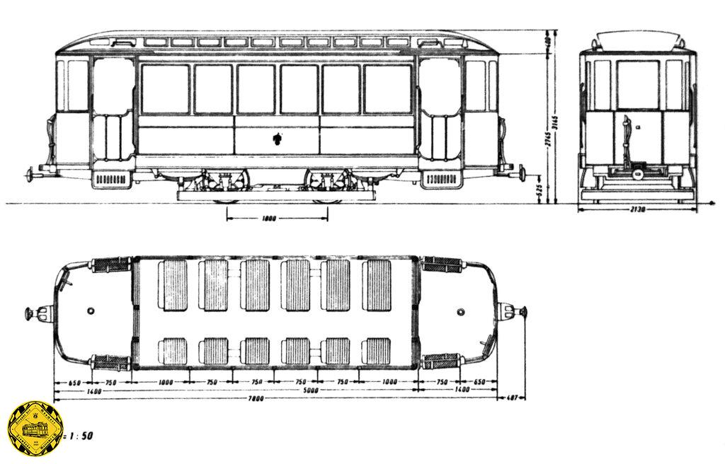 1911 wurden baugleiche Beiwagen bei der Waggonfabrik Bremen wieder mit Böker Fahrgestellen beschafft. Von ihnen fielen 5 Stück 1943 dem Krieg zum Opfer. Deren Fahrgestelle dienten ebenfalls zum Bau von Niederbordwagen q 9.26 und q 10.26. 