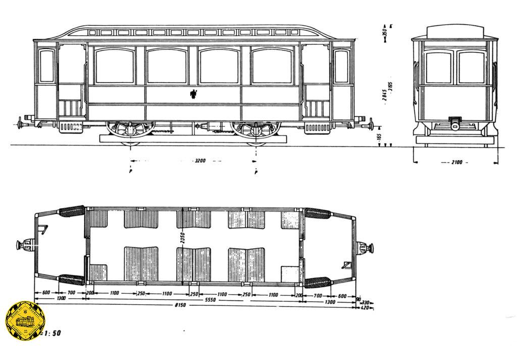 Der Lenkachsbeiwagen x 1.47 mit der Nr. 754 ex e 1.47 blieb immer ein Einzelstück und Außenseiter und wurde bereits 1938 ausgemustert.