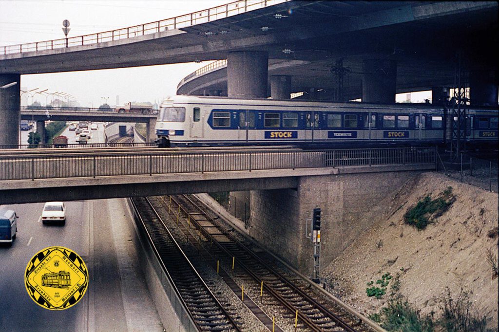 Jetzt sind wir schon im U-Bahn-Zeitalter: 1972 zu den Olympischen Spielen fuhren auf dem Nordring S-Bahnen und der U-Bahn die Nürnberger Züge als Unterstützung des Olympiaverkehrs.