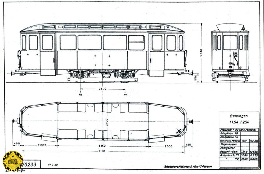 BW 1351 technische Daten: Gesamtlänge: 9,16 m;
Breite: 2,10 m; Höhe: 3,28 m;
Gewicht: 7,2 t;
16 Sitzplätze, 66 Stehplätze;
Wagennummern: 1336-1375; Anzahl: 10 Stück.