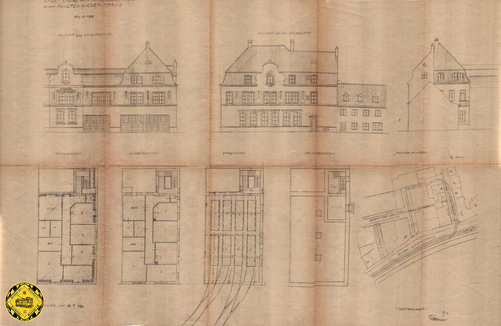 Zudem sollte eine neue Wagenhalle und erweiterte Abstellmöglichkeiten direkt aus der Äußeren Wienerstraße die Kapazität des Betriebshof erweitern.