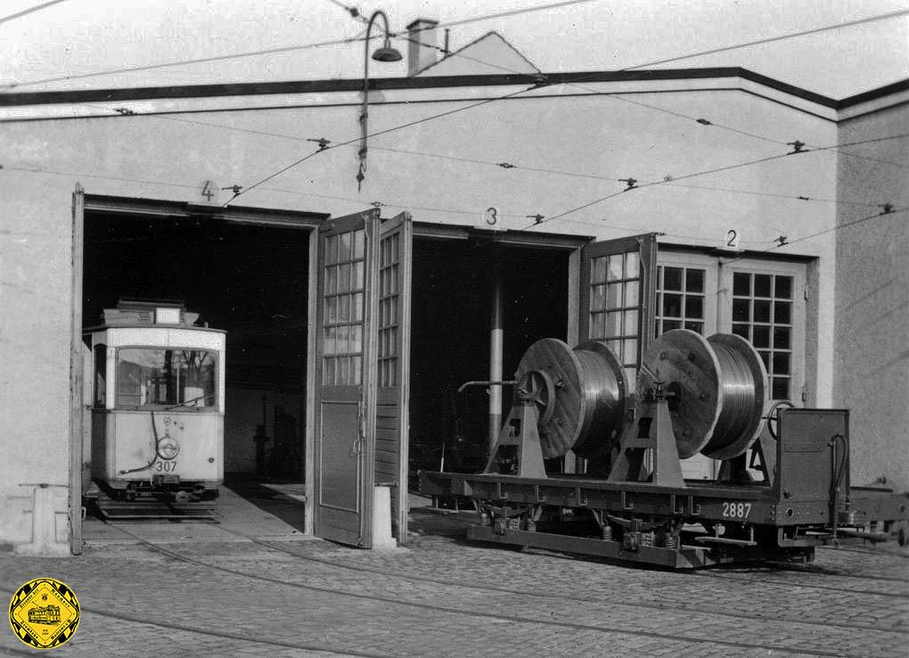 1958 wurde dann das Mastenlager der Fahrleitungswerkstätte als letzter Bestandteil des ehemaligen Bahnhofs 1 in die HW verlagert. 