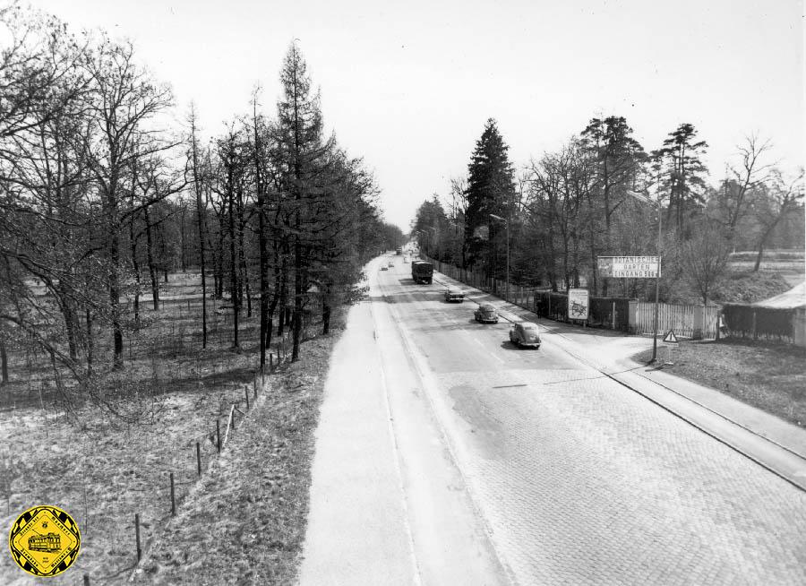 Die Menzingerstraße im Vergleich: Zustand Anfang 1961