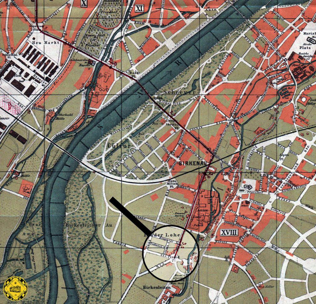 Erste Planungsvarianten der MTAG und der Stadt von 1888 sahen unter anderem eine direkte Verbindung vom Hauptbahnhof über den Baldeplatz zum Candidplatz vor, bevor diese Planungen für die nächsten Jahre wieder in der Schublade verschwanden