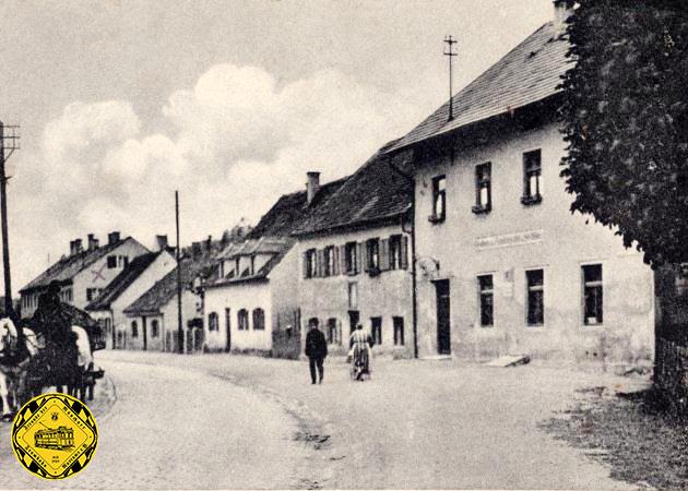 Eine Trambahn nach Oberföhring, - das war im Jahr 1912 noch kein Thema: Oberföhring war ein Dorf vor München, die Oberföhringerstraße ländlich.