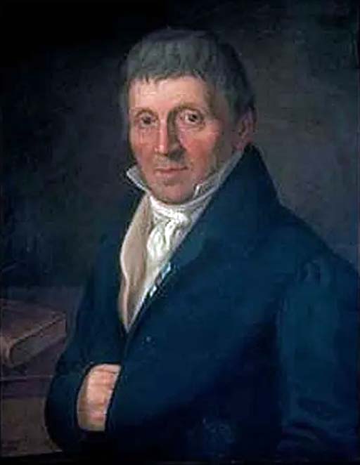Pionier der Eisenbahn: Joseph von Baader (1763–1835). Porträt von Gustav Nehrlich, 1831.