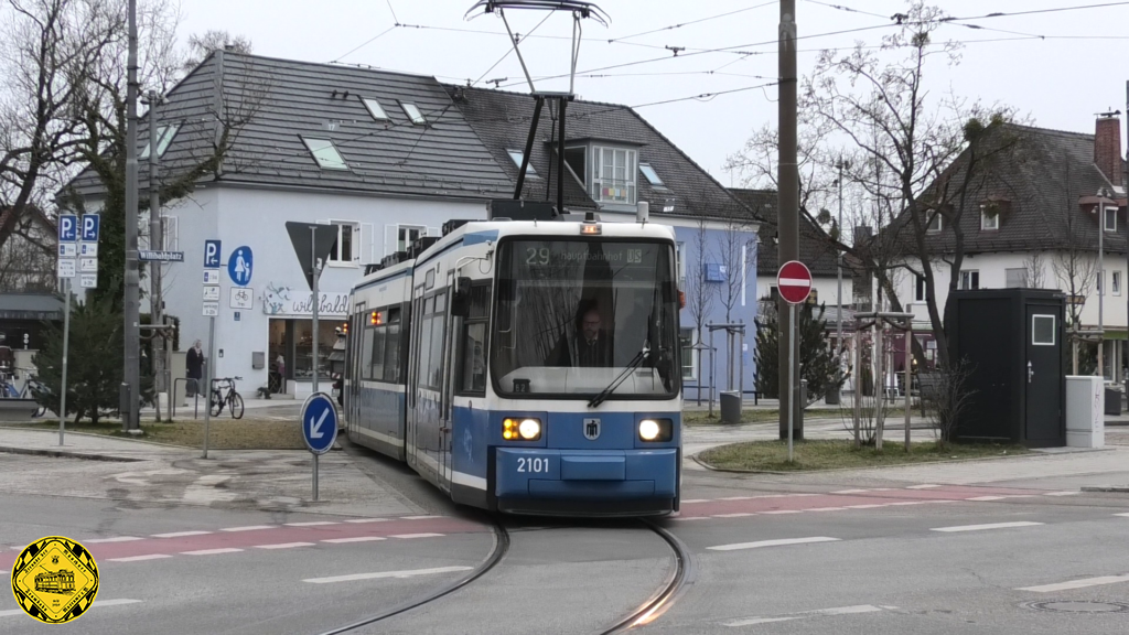 Ab dem 16.12.2019 kam die Linie 29 hier zurück auf ihrem Weg von der Hochschule zum Willibaldplatz.