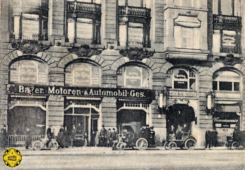 Schon 1902 hatte sich in der Arnulfstraße gegenüber des Starnberger Bahnhofs ein erster Autohändler angesiedelt.