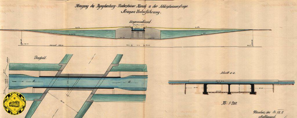 Dabei hatte die MTAG damals versucht, dem Magistrat sogar mit einer Planung der Brücke über den Nymphenburger Kanal schmackhaft zu machen. Es brauchte dann doch nochmal über 50 Jahre, bis diese Strecke gebaut wurde, dann allerdings unter dem Nymphenburger Kanal durch.