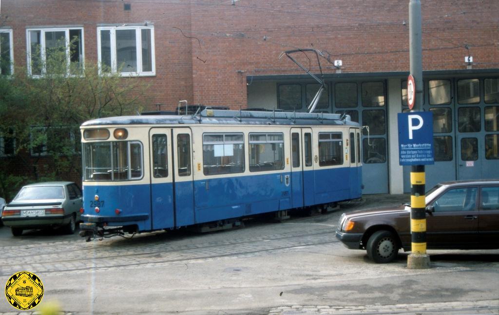 Die letzten Bahnhofswagen waren dann die M 5.65 mit den Nr. 2987 - 2993. Sie entstanden aus den M5-Triebwagen 2527, 2611, 2617, 2657, 2662, 2669 und 2658. 