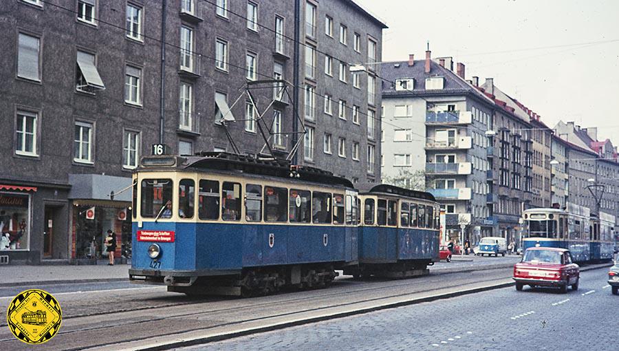Die Linie 16 kam am Goetheplatz vom 08.07.1906 bis zum 23.11.1975 vorbei.