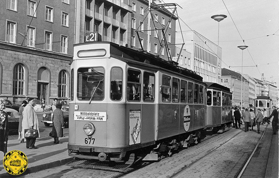 Linie E21 Von 18.04.1954 bis 14.10.1960 
(ersetzt durch Linie 31)
