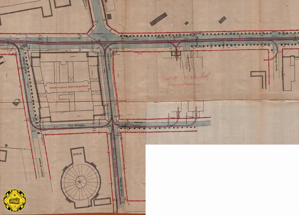 Diese Schleifenanlage vom 14.Juli 1928 wurde nicht für den Linienverkehr genutzt. Die Linie 3, die diese lange Vorgeschichte der Planung einer Schleife in der Arnulfstraße ausgelöst hatte, fuhr ab 05.01.1920 von Schwabing kommend über den Hauptbahnhof hinaus und benötigte keine Schleife mehr.