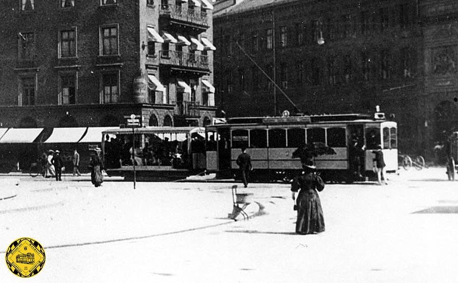 Startlinie am 01.02.1910 am Kölner Platz war die Linie 13 bis zum 01.08.1912.
