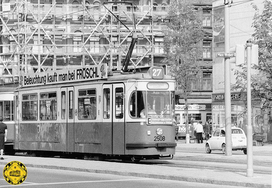 Ab 01.08.1984 bis 16.09.1984 gab es ein Kurz-Gastspiel der Linie 27 auf dem Isartorplatz. 