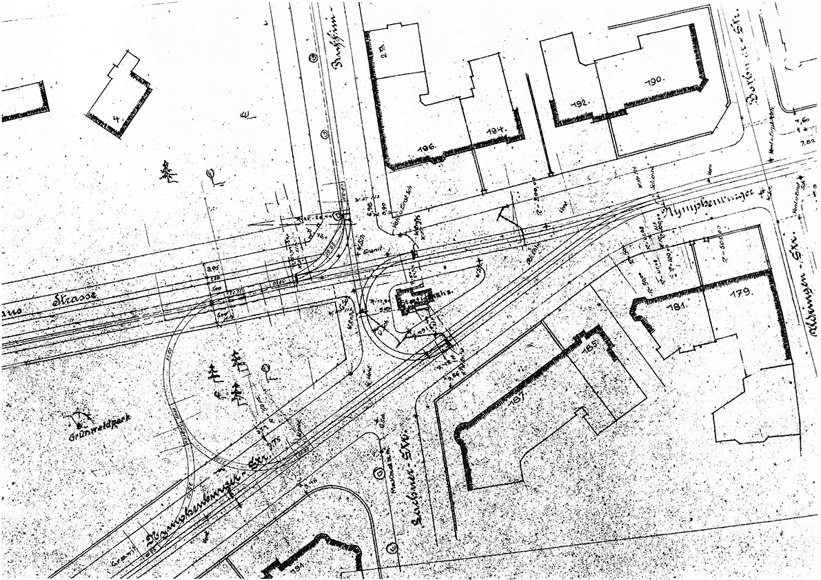 09 Nymphenburgerstrasse Waisenhausstrasse Grünwaldpark Schleife Alt