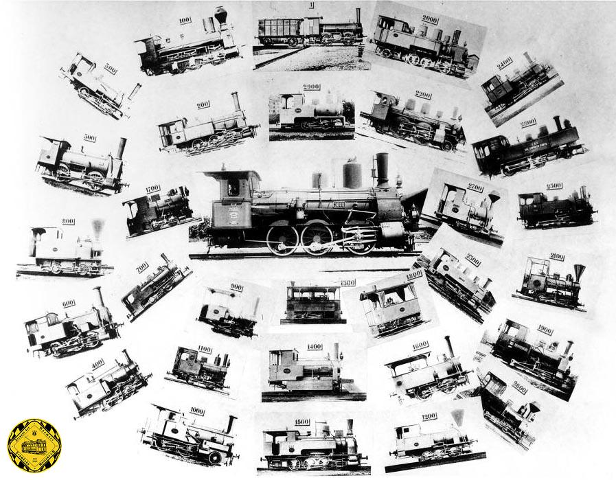 Katalogbild der Firma Krauss & Comp zur 3000.Lokomotive