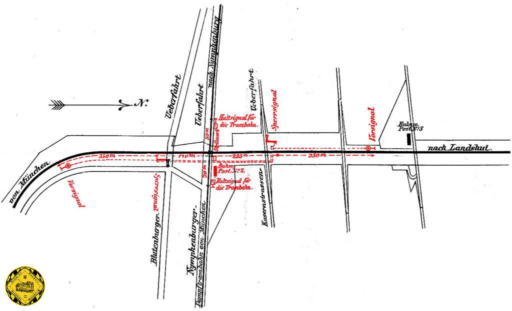 Wie der Verkehr an dieser Kreuzung geregelt wurde, ist den beiden Auszügen aus den Betriebsanweisungen zu entnehmen, die wir euch nicht vorenthalten wollen.