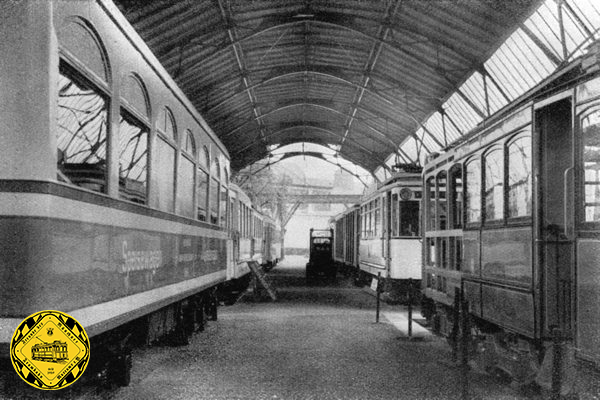 Auf der  Deutschen Verkehrsausstellung 1925 gab es eine eigene Ausstellungshalle VIII für Strassenbahnen.