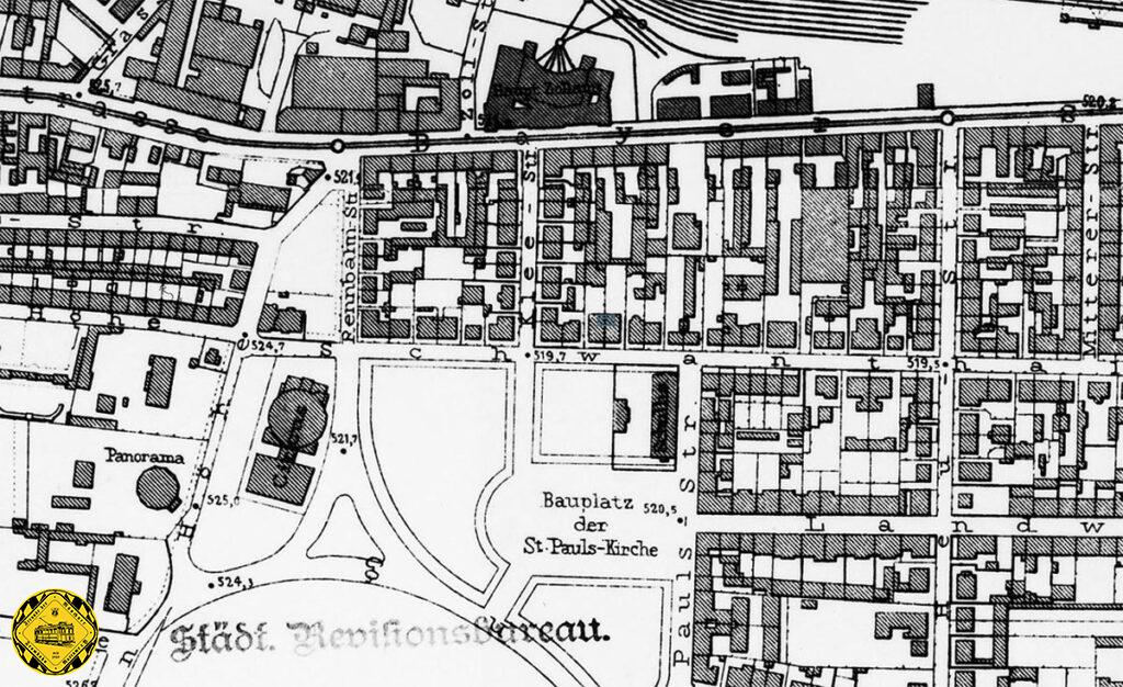 Der 19.2.1900 ist der Start des elektrischen Betriebs auf der Strecke durch die Bayerstraße zwischen Hauptbahnhof und Martin-Greif-Straße und weiter zur Barthstraße nach dem Baubeginn am 9.6.1899.