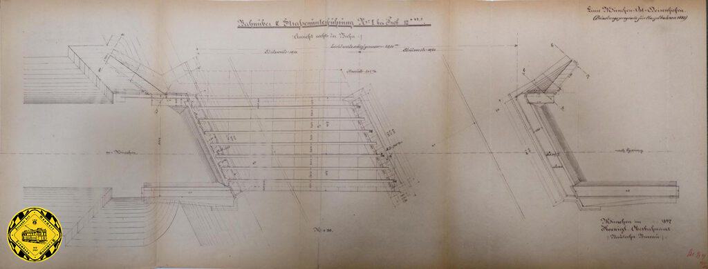 Im Jahr 1897, im Verlauf des Bau der Strecke vom Ostbahnhof nach Deisenhofen, wurde an der Balanstraße eine Unterführung geplant.