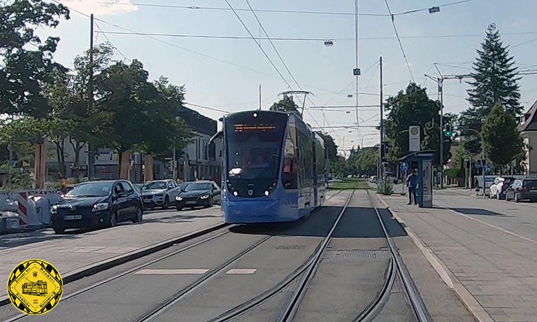 Baustellenlinie 38 hatte eine Haltestelle am Willibaldplatz vom 26.08.2019 bis zum  09.09.2019