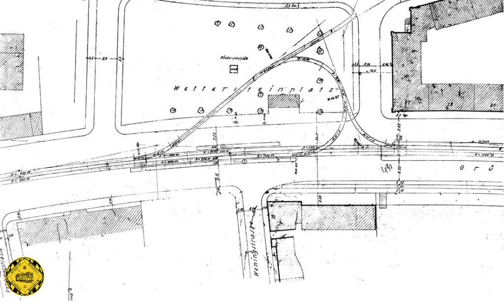 Die Verlängerung der Linie 17 zum Wettersteinplatz machte eine Anpassung der Wendeschleife am Wettersteinplatz nötig: am 12.10.1942 ging diese Schleife am Wettersteinplatz in Betrieb mit der Endstation der Linie 17. Außerdem wurde 1943 das Hinterstellgleis in die Säbenerstraße deutlich verlängert, da dort einen Güterhalle mit Expressgut-Halle aufgestellt wurde. Nach dem Krieg verschwanden sie Notbauten dann wieder.