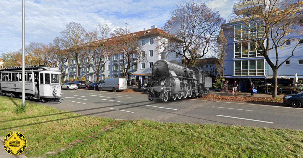 Mein Chef-Archivar Klaus Onnich hat einen Traum, das darf ich an dieser Stelle verraten: ein Bild einer der 159 bayerischen S 3/6 Loks, wie sie die Ungererstraße überquert,- und am besten mit einer Trambahn im Hintergrund. Wir haben dieses Bild (noch) nicht, aber Photoshop....