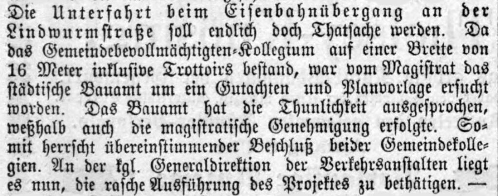 Gute Nachrichten aus den "Münchner neuesten Nachrichten vom 24.Oktober 1882.