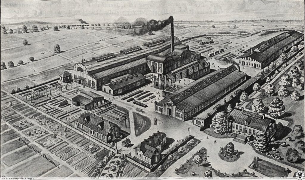 Die Firma Gustav Trelenberg Eisenwerk Breslau wurde von Gustav Trelenberg 1869 als Kunst- und Bauschlosserei in Breslau gegründet. Die Fertigung wurde sukzessiv auf Brückenbau, Eisenbahnwaggonbau, Lokomotivbau und die Herstellung von Untergestellen bzw. Fahrgestellen ausgeweitet. 