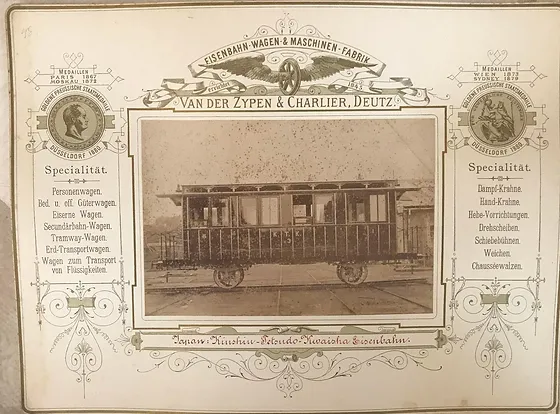Die Firma Westwaggon gründet sich hauptsächlich auf die Köln-Deutzer Waggonbaufirma van der Zypen und Charlier. Diese wurde schon 1845 von Albert Charlier und Ferdinand van der Zypen in Köln-Deutz gegründet. Sie war für einige Aufsehen erregende Entwicklungen bekannt geworden. So baute dort 1894 der Ing. Eugen Langen den Prototyp seiner Einschienen-Hängebahn.