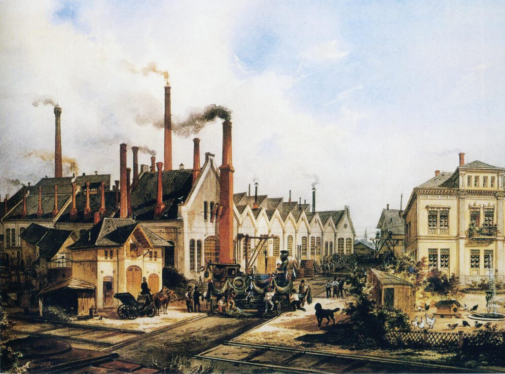 Locomotivenfabrik Krauss auf dem Marsfeld