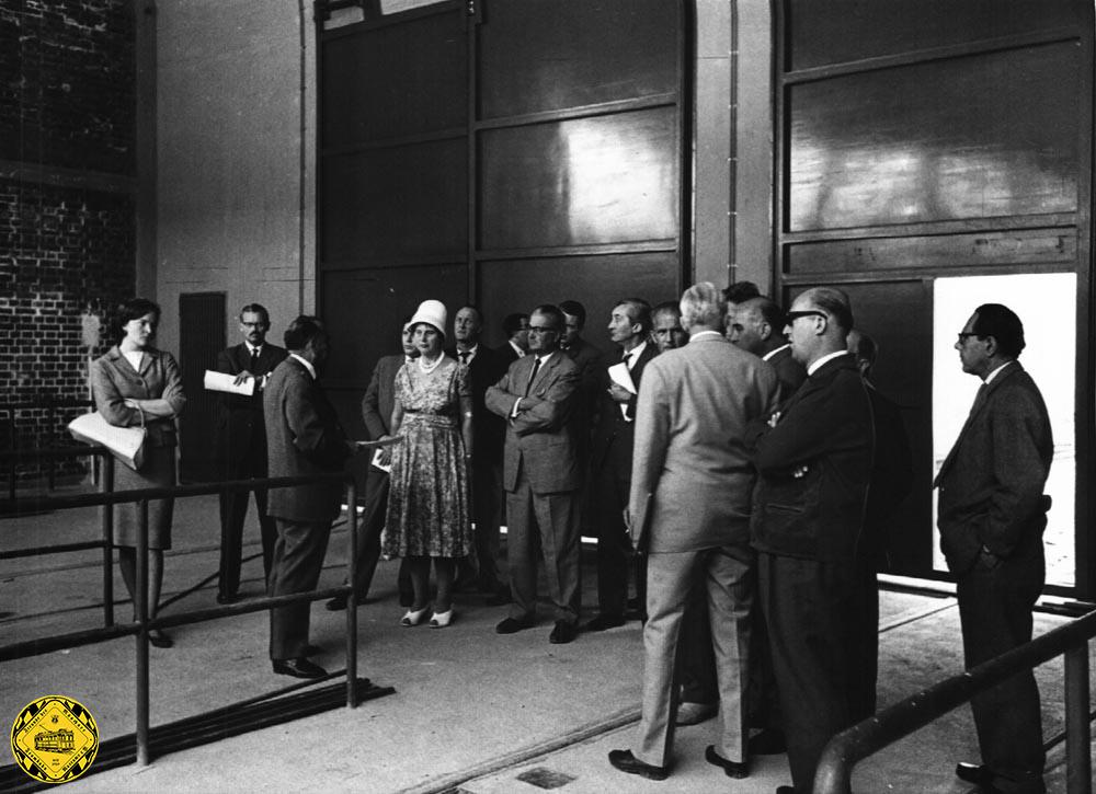 Am 23.August 1963 fand ein Rundgang für die Stadträte Münchens über das Betriebsgelände statt, das uns gut dokumentiert erhalten blieb.