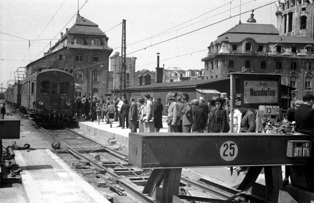 1948 Hauptbahnhof Starnberger Bahnhof Nach Nannhofen