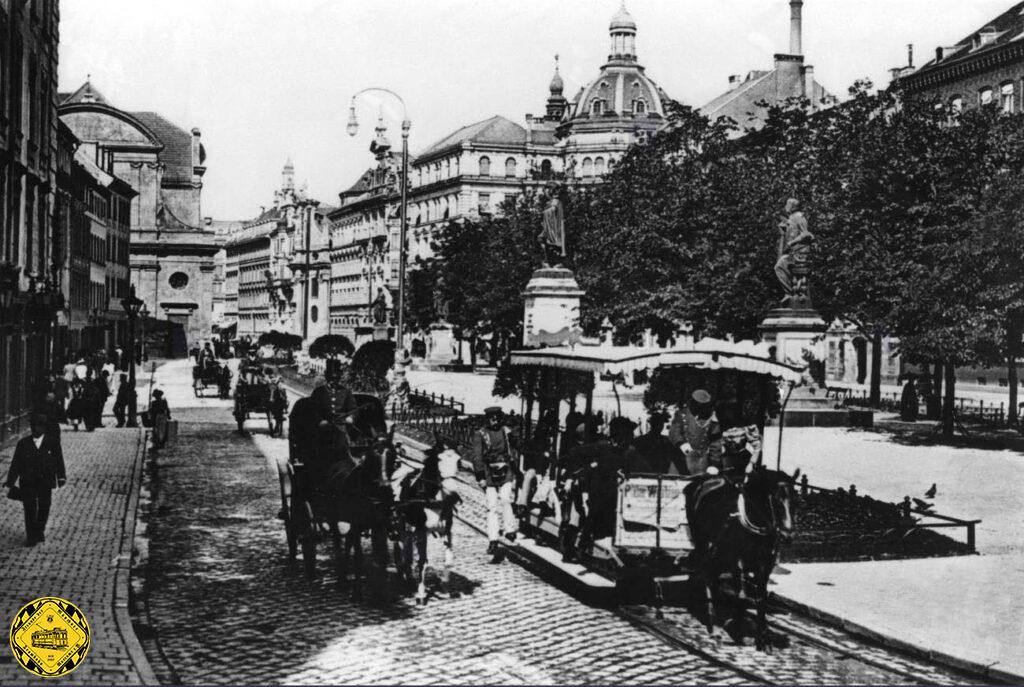 Promenadeplatz pferdetram