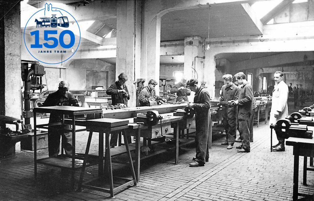 Hauptwerkstätte der Städt. Verkehrsbetriebe