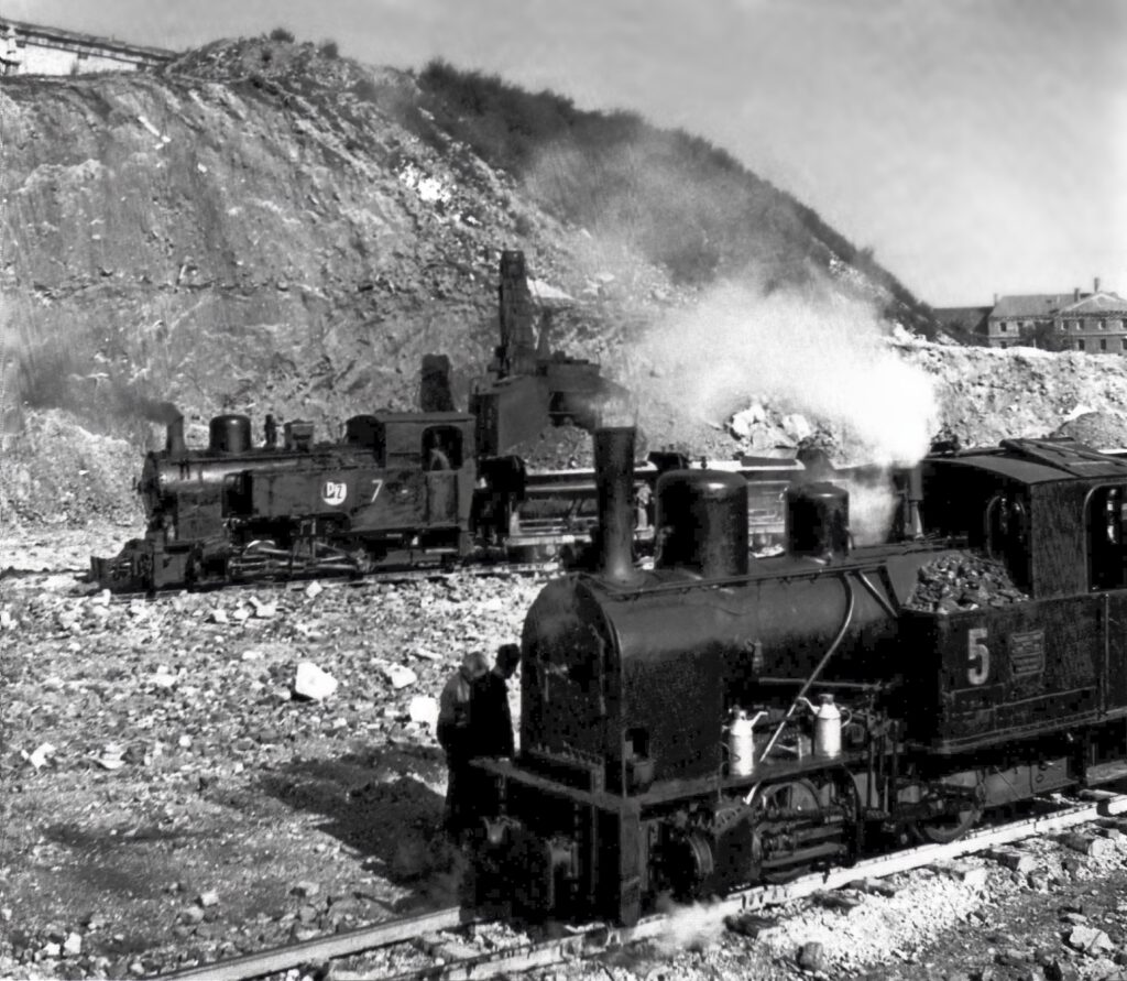 1948 Halde Pinakothek Schuttbahn